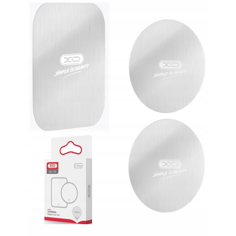 قیمت و خرید برچسب فلزی نگهدارنده موبایل ایکس او مدل XO-Y2 (پک سه عددی)